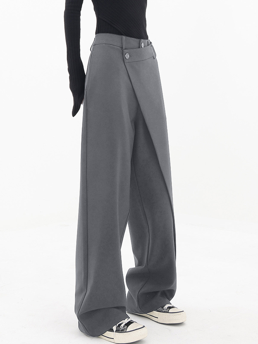 Maddy™ | Asymmetrical Baggy Pant