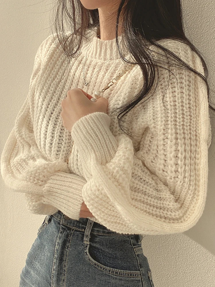 Allen - Knitted Sweater with Long Sleeves