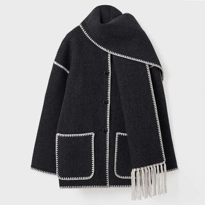 Chanel | Stylish Scarf Coat