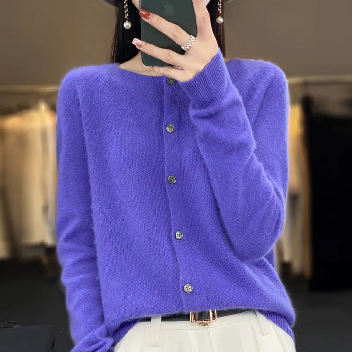 Annemiek Warm Wool Button Sweater